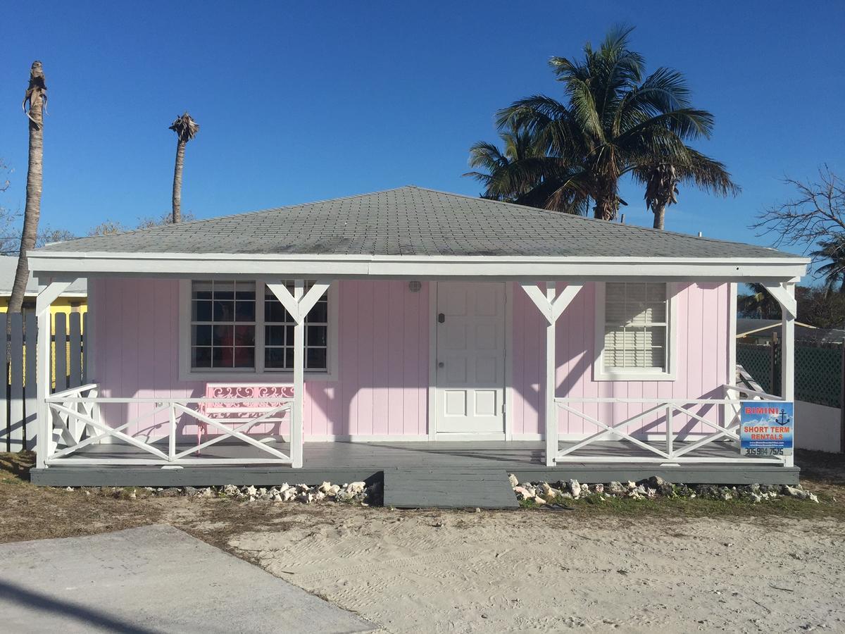 Bimini Seaside Villas - Pink Cottage With Beach View Alice Town  Kültér fotó